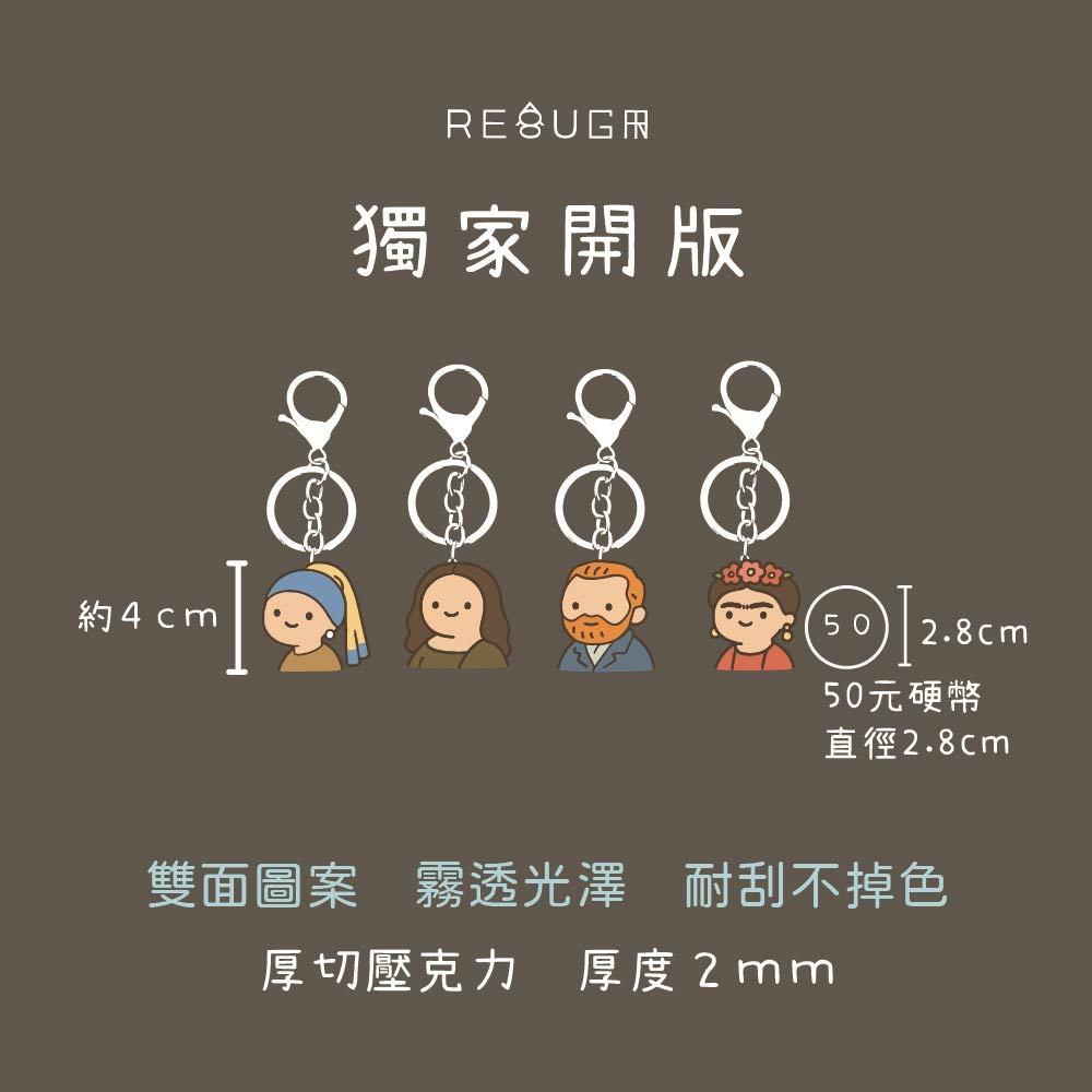 紅女兒〔復古文藝〕壓克力鑰匙圈 抽象吊飾 鑰匙圈 鑰匙圈吊飾 吊飾 造型鑰匙圈 質感吊飾 鑰匙吊飾 可愛鑰匙圈 小吊飾-細節圖2