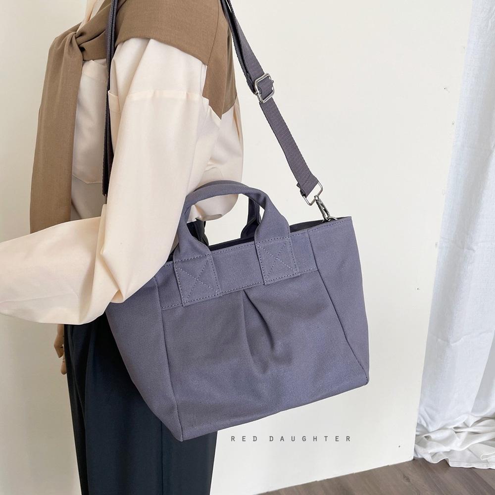 紅女兒〔兩用小小包〕帆布托特包 手提帆布包 帆布包 手提包 小包包 帆布小包 拉鍊帆布包 大包 小包 托特包 三用包-細節圖7