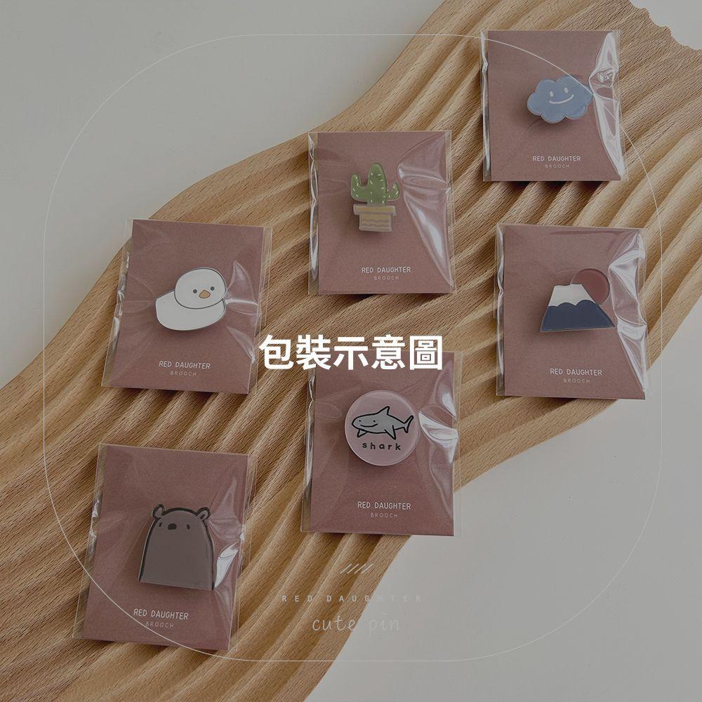 紅女兒〔原創設計小物〕別針 胸針 徽章 壓克力別針 小別針 可愛 胸章 仙人掌 多肉植物 雲朵 文創小物 小熊 富士山-細節圖8