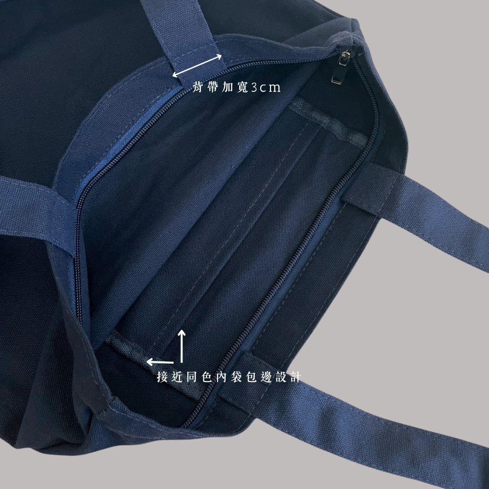 紅女兒〔moon〕帆布手提袋 帆布袋 帆布包大容量 厚磅帆布包 帆布包 原創 文創 上課包 文青帆布袋 補習袋 設計-細節圖3