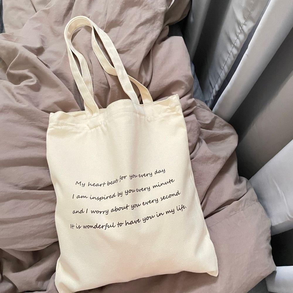 紅女兒〔quotations〕拉鍊帆布袋 帆布包 帆布袋 厚磅 手提帆布包 袋子手提袋 手提袋 原創 a4帆布袋 文創-細節圖2