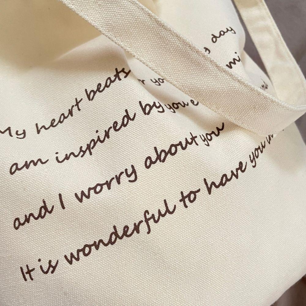 紅女兒〔quotations〕拉鍊帆布袋 帆布包 帆布袋 厚磅 手提帆布包 袋子手提袋 手提袋 原創 a4帆布袋 文創-細節圖3