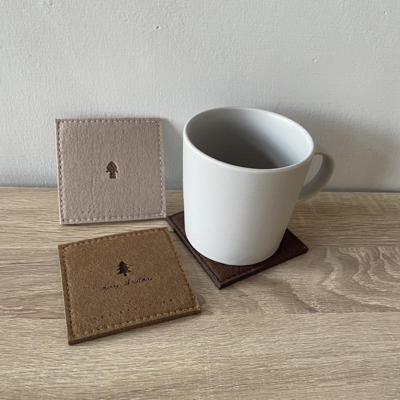 紅女兒［厚杯墊組］杯墊 毛氈杯墊 杯墊組 小杯墊 聖誕樹 聖誕禮物 聖誕節禮物 聖誕節 小禮物 red daughter-細節圖5