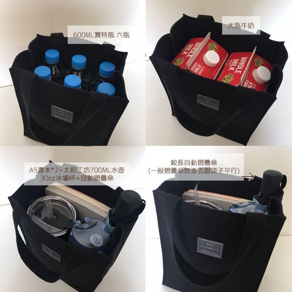 紅女兒〔超挺版厚提袋〕拉鍊手提袋 手提袋 便當袋 餐袋 莫蘭迪 托特包 帆布袋 提袋 運動提袋 健身 小提袋 帆布手提袋-細節圖8