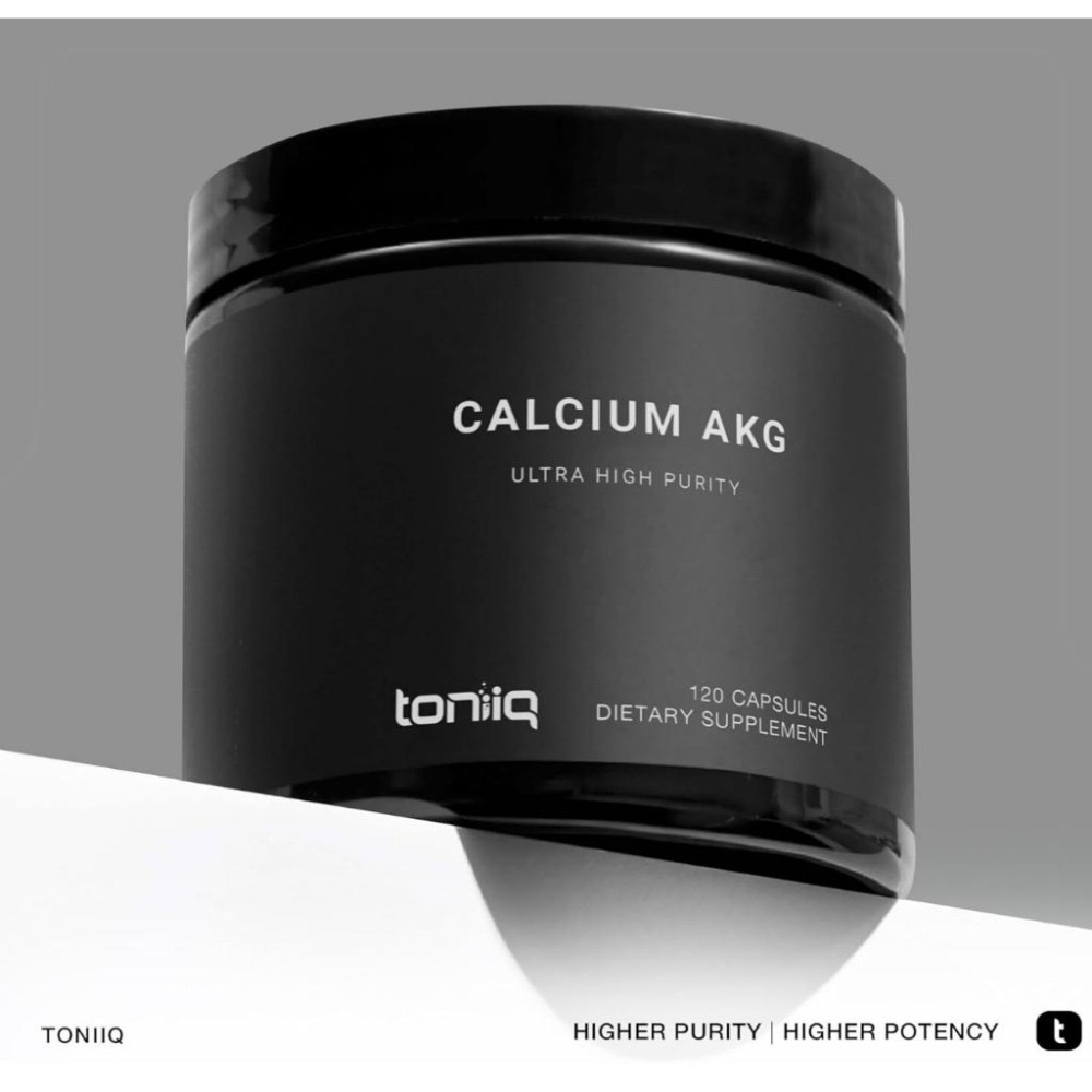 有貨 超高純度 Toniiq Ca AKG 補充劑 - 99%+ 120粒素食膠囊-細節圖3