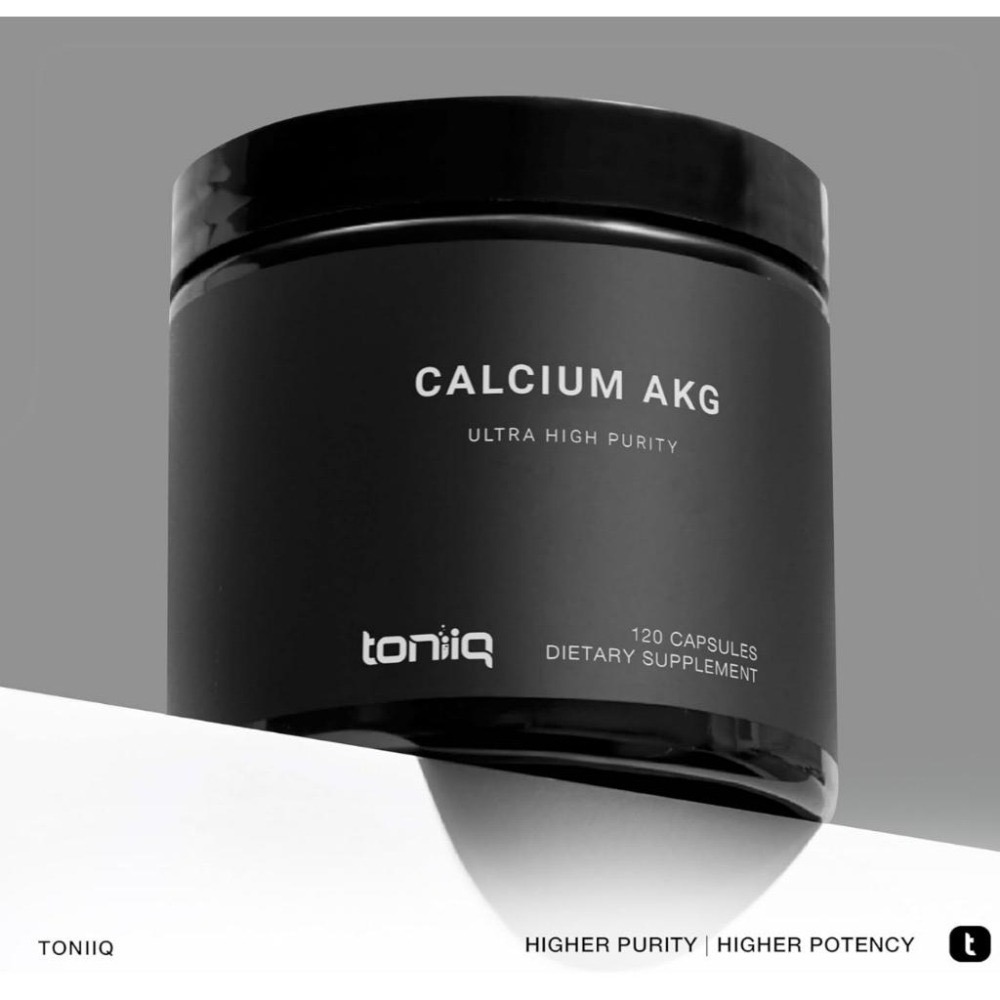 有貨 超高純度 Toniiq Ca AKG 補充劑 - 99%+ 120粒素食膠囊-細節圖3