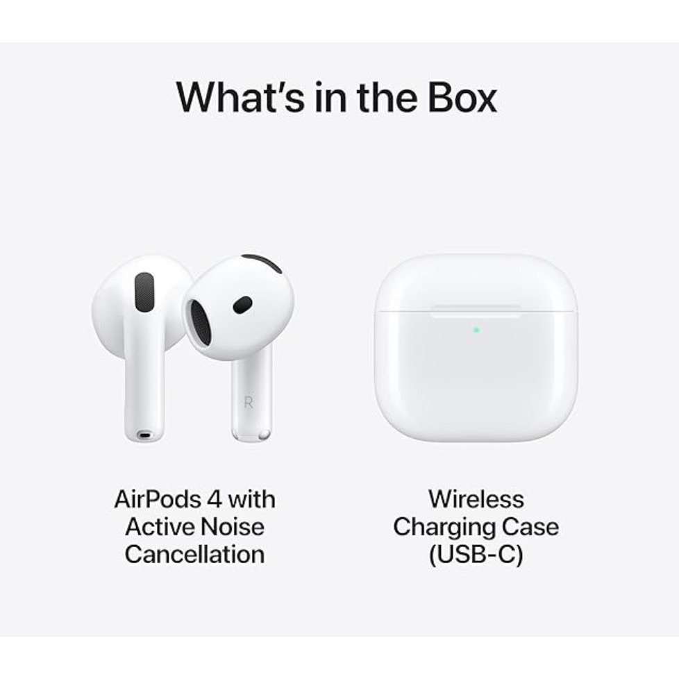 美國代購 最新 AirPods4 主動降噪/ AirPods Pro3 即時翻譯 心率 降噪 3D音效-規格圖4