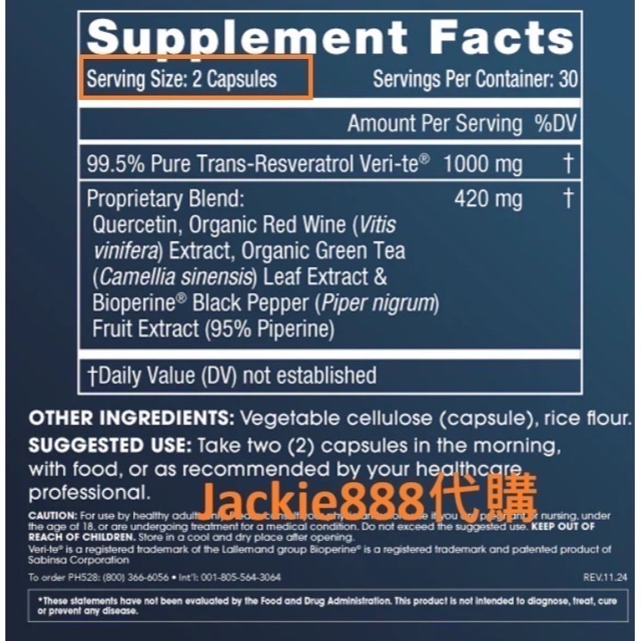 限時優惠 ProHealth NMN Pro NMN - 300/500/1000/1000完美平衡/白藜/TMG-細節圖10