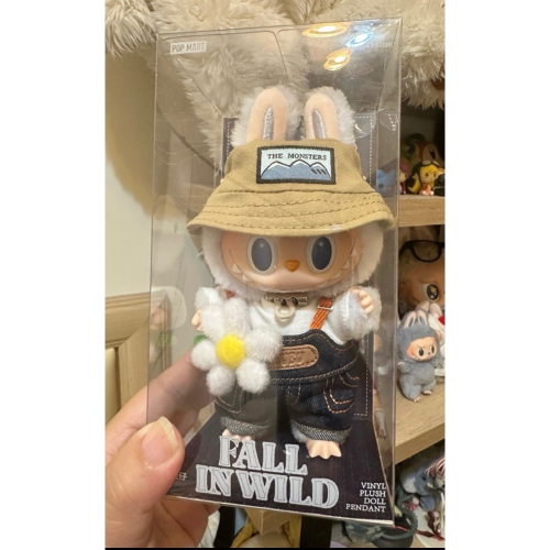 泡泡瑪特labubu 小春野春天野在家絨毛吊飾