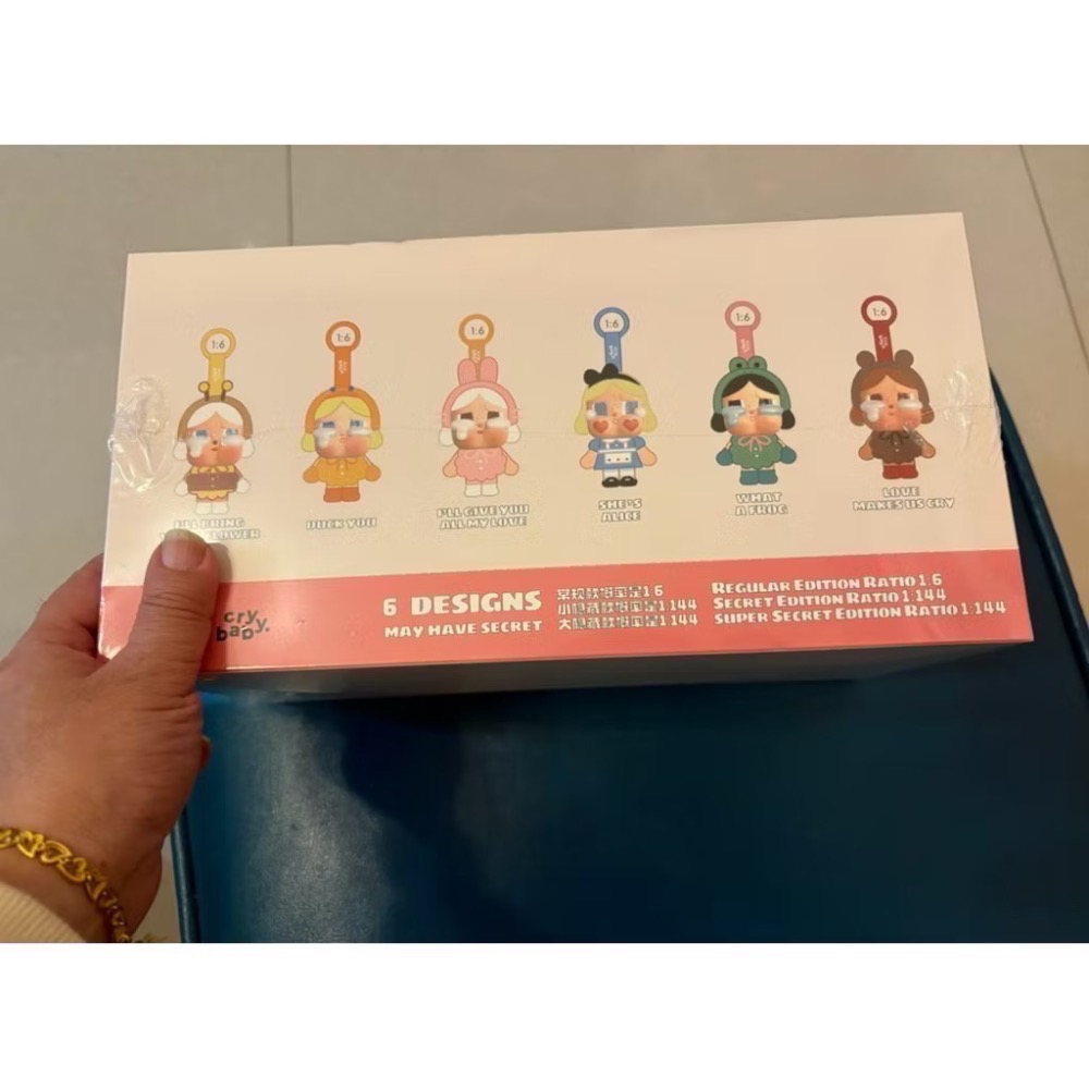 POP MART 泡泡瑪特 正品CRYBABY眼淚工廠系列全新一中盒-細節圖3