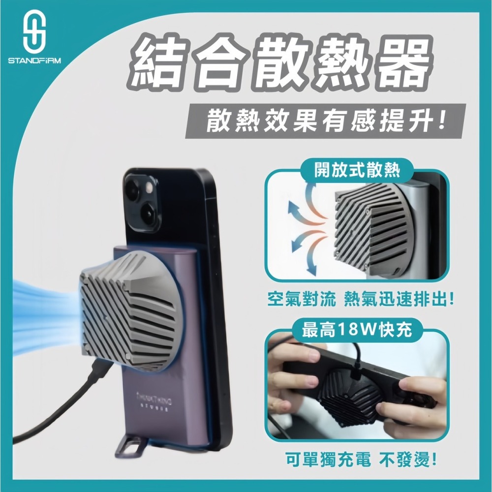 Thinkthing MagSafe 2.0 磁吸行動電源 5000mah 無線15W 有線18W EPP協定-細節圖10