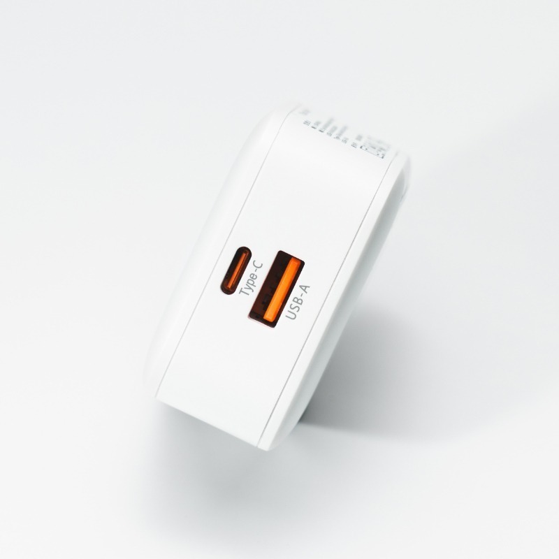 Standfirm 65W雙孔GAN氮化鎵快充頭 雙孔快充 手機充電頭 快速充電 豆腐頭 摺疊插頭-細節圖7