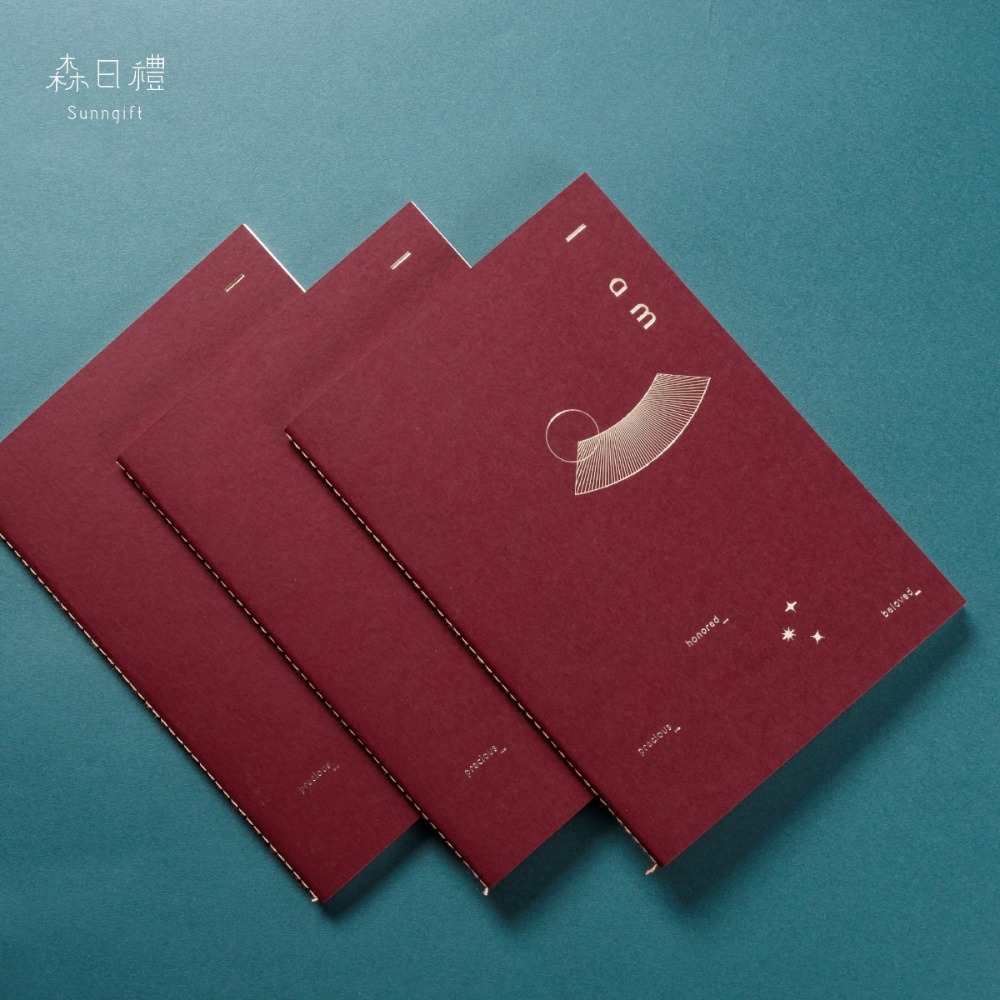森日禮Sunngift 簡約設計筆記本 共17色-規格圖9
