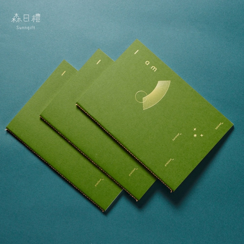 森日禮Sunngift 簡約設計筆記本 共17色-規格圖9