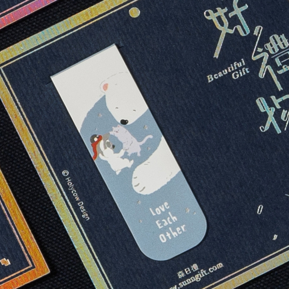 森日禮Sunngift 懷特熊書籤磁鐵 共9款-細節圖7