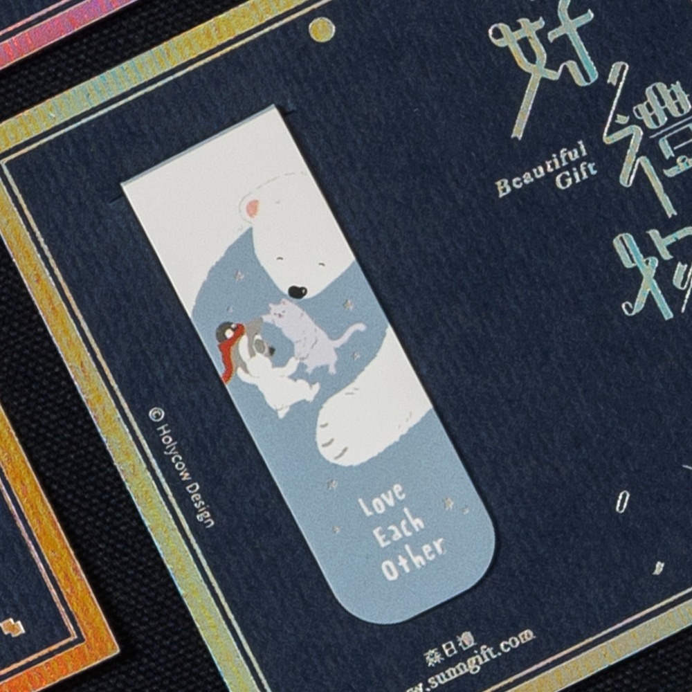 森日禮Sunngift 懷特熊書籤磁鐵 共9款-規格圖11