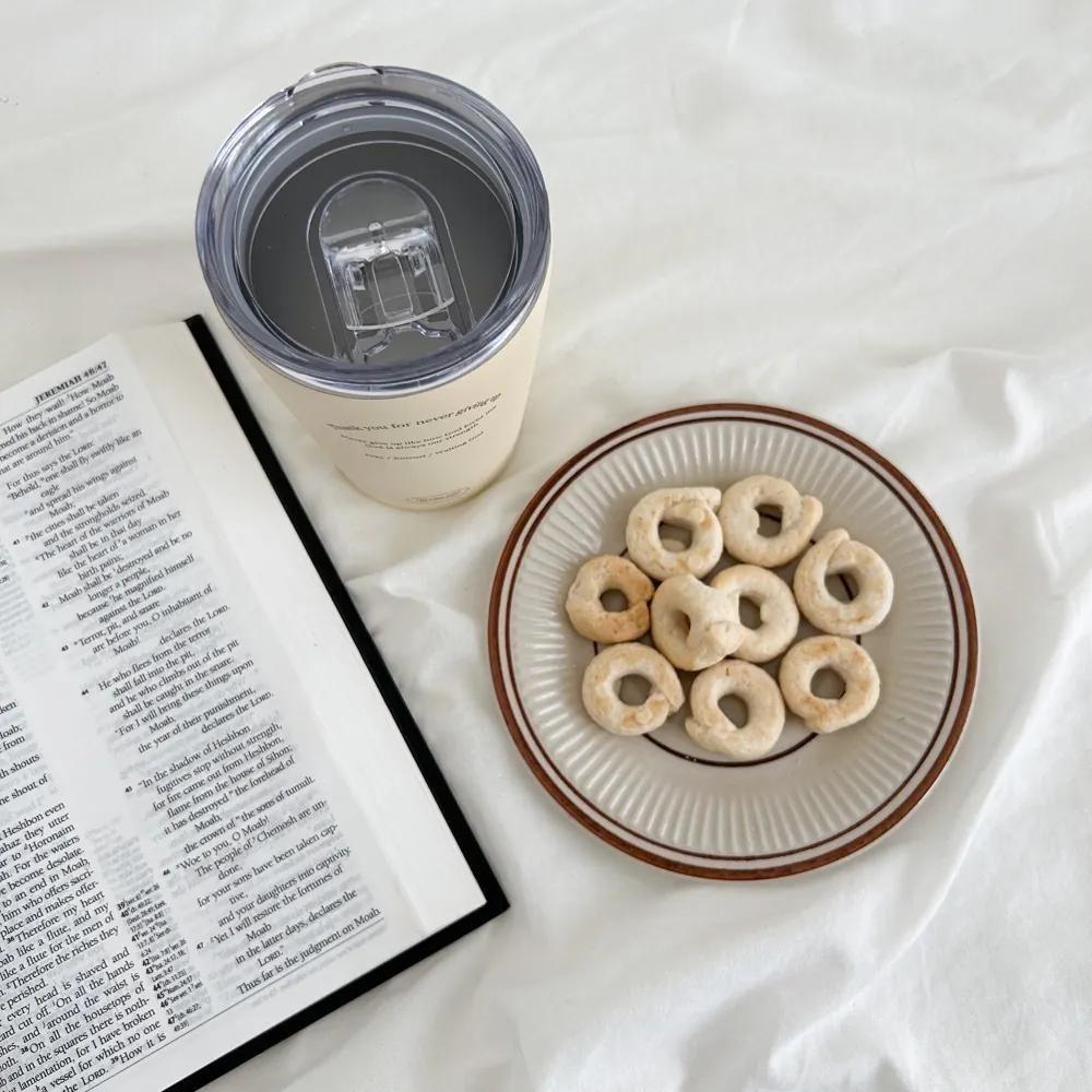 JIN CHA GOD 奶油色保溫杯 360ml 隨行杯 不銹鋼杯 交換禮物 聖誕 福音 基督 環保杯 現貨-細節圖9