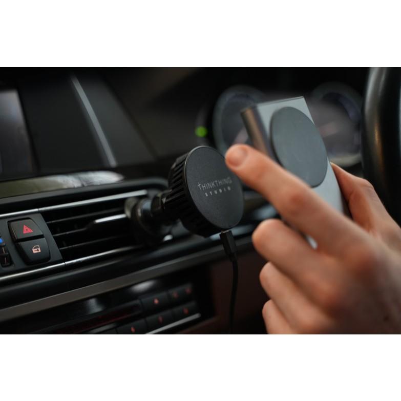 Thinkthing 磁吸散熱車用充電器 MagSafe 磁吸無線 15W 18Ｗ快充充電器 充電盤散熱電競手遊充電-細節圖2