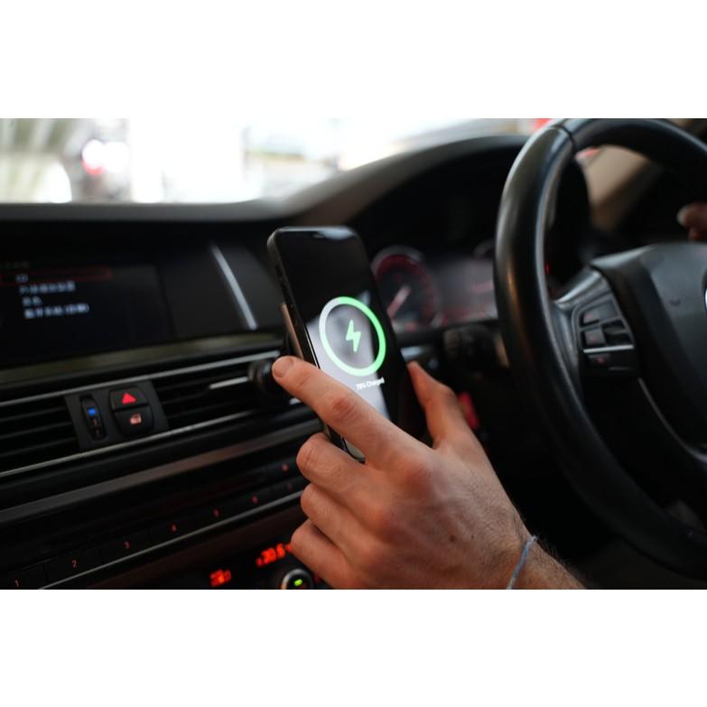 Thinkthing 磁吸散熱車用充電器 MagSafe 磁吸無線 15W 18Ｗ快充充電器 充電盤散熱電競手遊充電-細節圖3