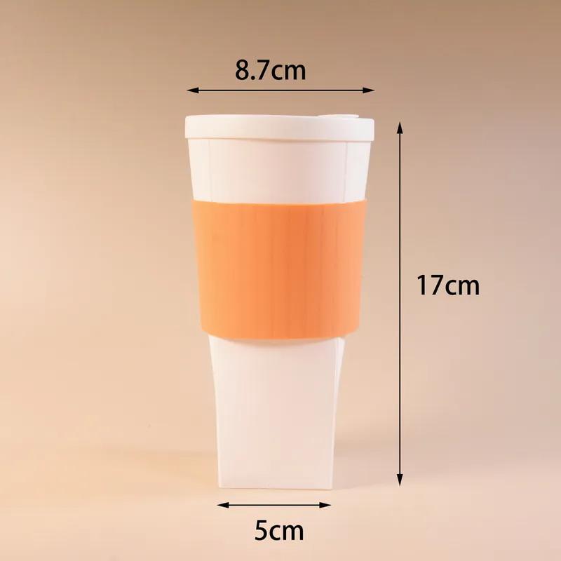 斗宅e生活 斗宅折折杯 折折杯 隨身環保杯 咖啡杯 耐高溫 環保 便利 togo-細節圖9