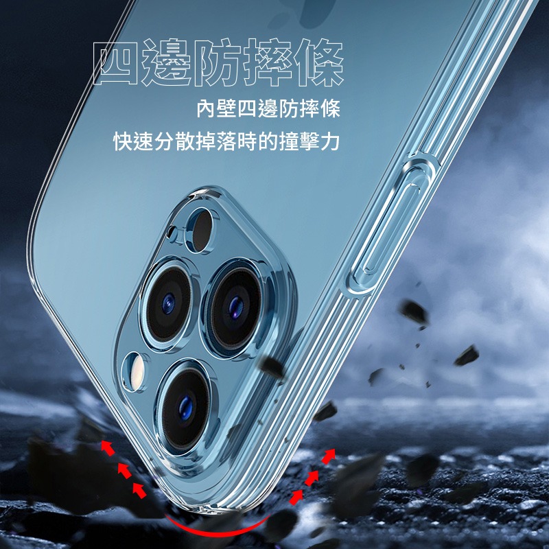 iPhone 12 mini 12 pro max 13 mini 13 Pro Max 氣囊防摔殼空壓殼 透明保護殼-細節圖3