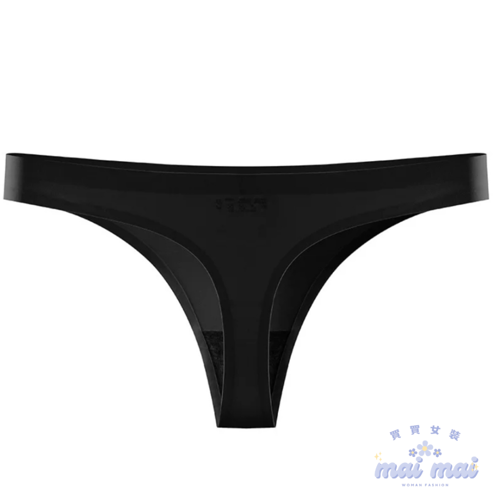 【買買女裝】台灣現貨 隱形無痕 不夾臀 瑜珈 丁字褲 女大碼內褲 歐美運動健身丁字褲 女內褲 冰絲內褲  【U100-規格圖9