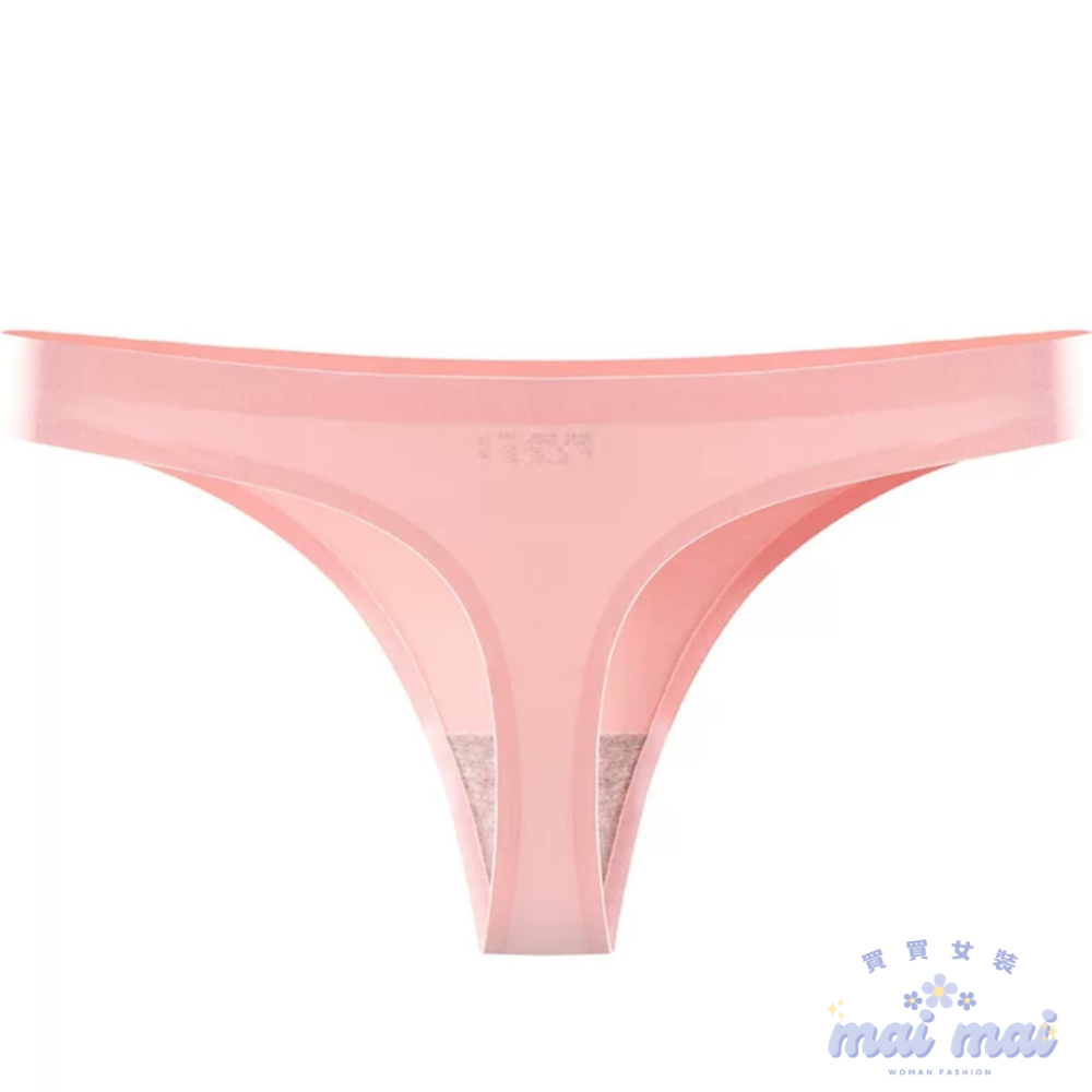 【買買女裝】台灣現貨 隱形無痕 不夾臀 瑜珈 丁字褲 女大碼內褲 歐美運動健身丁字褲 女內褲 冰絲內褲  【U100-規格圖9