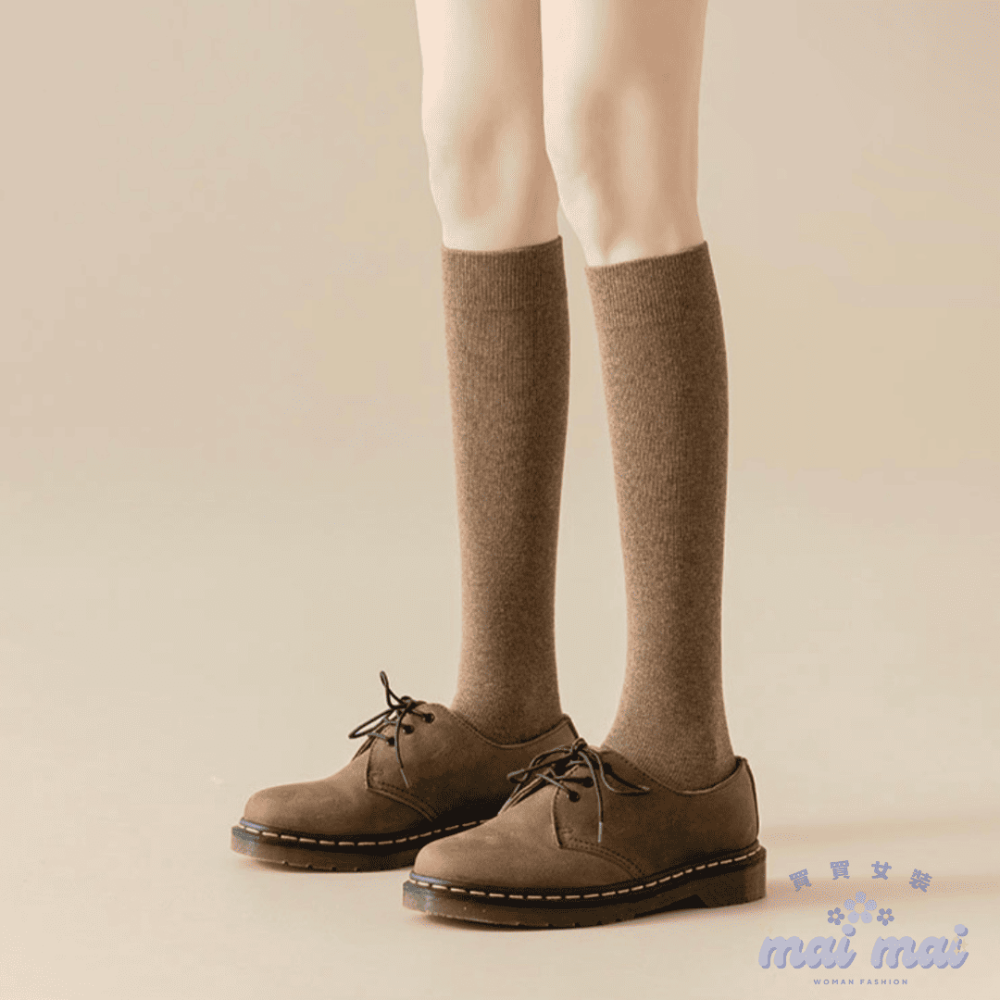 【買買女裝】台灣現貨 長襪 膝上襪 過膝襪 中筒襪 素色襪 高筒襪 白長襪 長筒襪 JK襪 大腿襪 襪子【A003#】-規格圖9