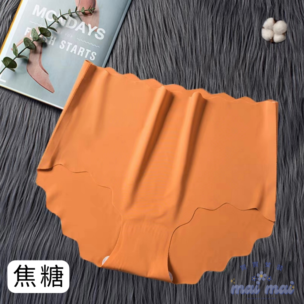 【買買女裝】台灣現貨 高品質 無痕內褲 冰絲無痕 超薄 女生內褲 透氣內褲 大碼內褲 一片式女生三角內褲【U102#-規格圖8