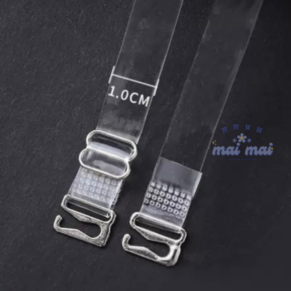 【買買女裝】台灣現貨 高品質 透明肩帶 隱形肩帶 1cm-1.5cm寬 內衣肩帶 胸罩肩帶 小可愛必備【L006#】-規格圖6