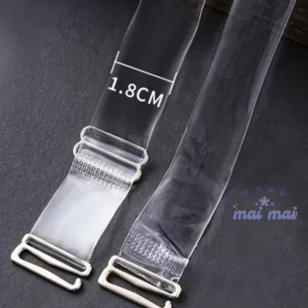 【買買女裝】台灣現貨 高品質 透明肩帶 隱形肩帶 1cm-1.5cm寬 內衣肩帶 胸罩肩帶 小可愛必備【L006#】-規格圖6