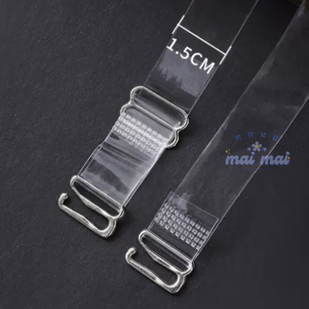 【買買女裝】台灣現貨 高品質 透明肩帶 隱形肩帶 1cm-1.5cm寬 內衣肩帶 胸罩肩帶 小可愛必備【L006#】-規格圖6