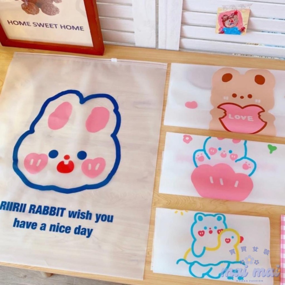 【買買女裝】台灣現貨🔥 超實用收納袋 透明磨砂 旅行收納袋 衣物多功能 收納袋【L018#】-細節圖4