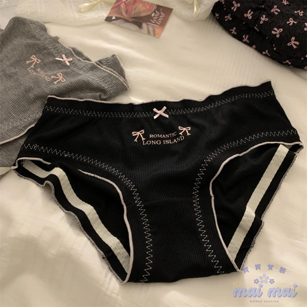 【買買女裝】台灣現貨 抗菌內褲🎀日系甜美純棉薄款內褲 透氣內褲 中腰內褲 內褲 女生內褲 三角內褲 女內褲【U105#】-規格圖8