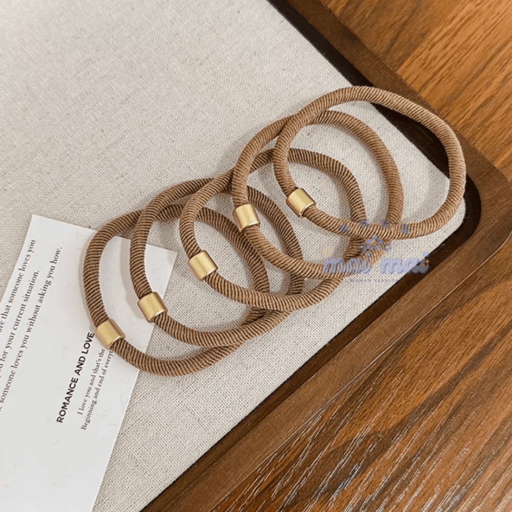 【買買女裝】台灣現貨 韓版簡約高彈性髮圈 馬尾髮圈 綁頭髮 橡皮筋 綁頭 髮圈 髮飾 頭飾【L001#】-規格圖4