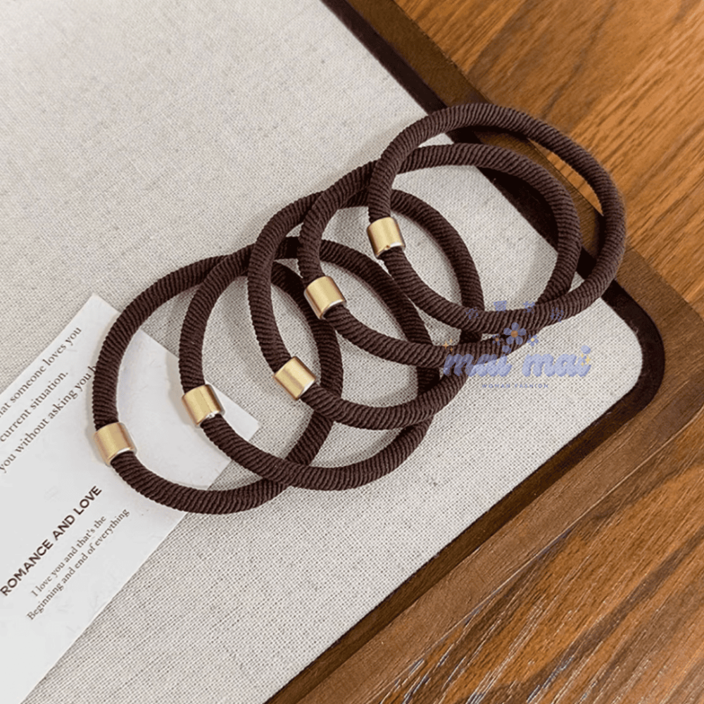 【買買女裝】台灣現貨 韓版簡約高彈性髮圈 馬尾髮圈 綁頭髮 橡皮筋 綁頭 髮圈 髮飾 頭飾【L001#】-規格圖4