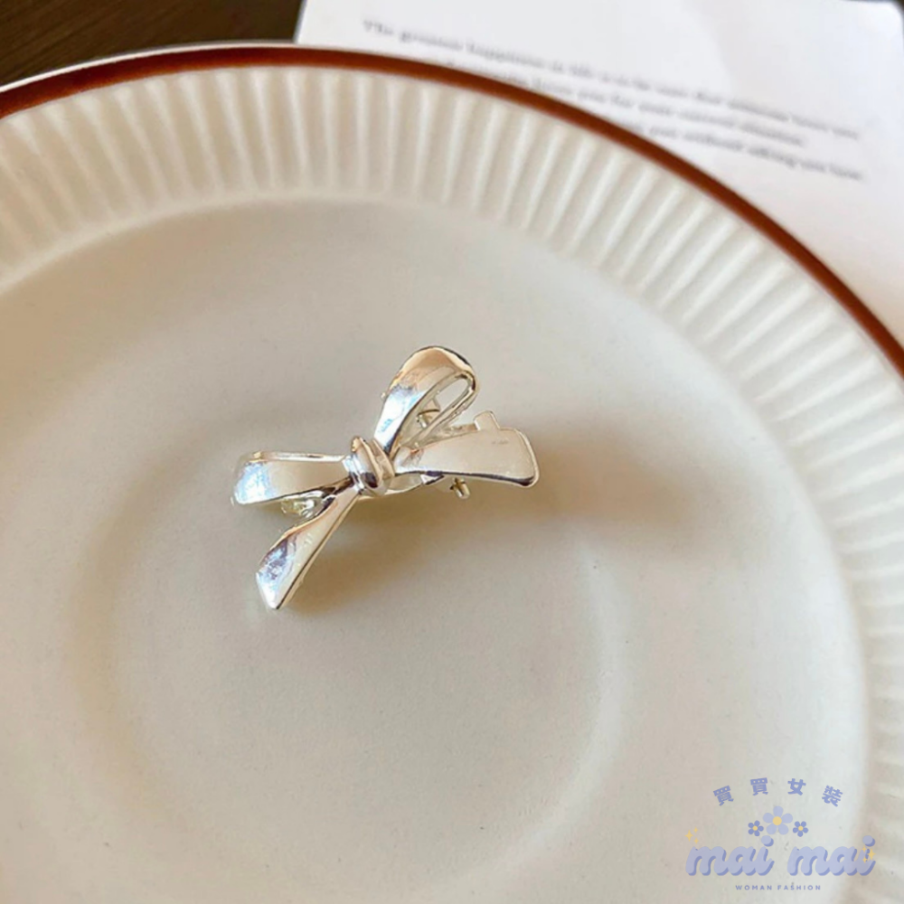 【買買女裝】台灣現貨🚚y2k金屬色系 蝴蝶髮夾 蝴蝶結碎髮夾 瀏海夾 髮夾 髮飾 迷你髮夾 頭飾 【L009#】-規格圖8