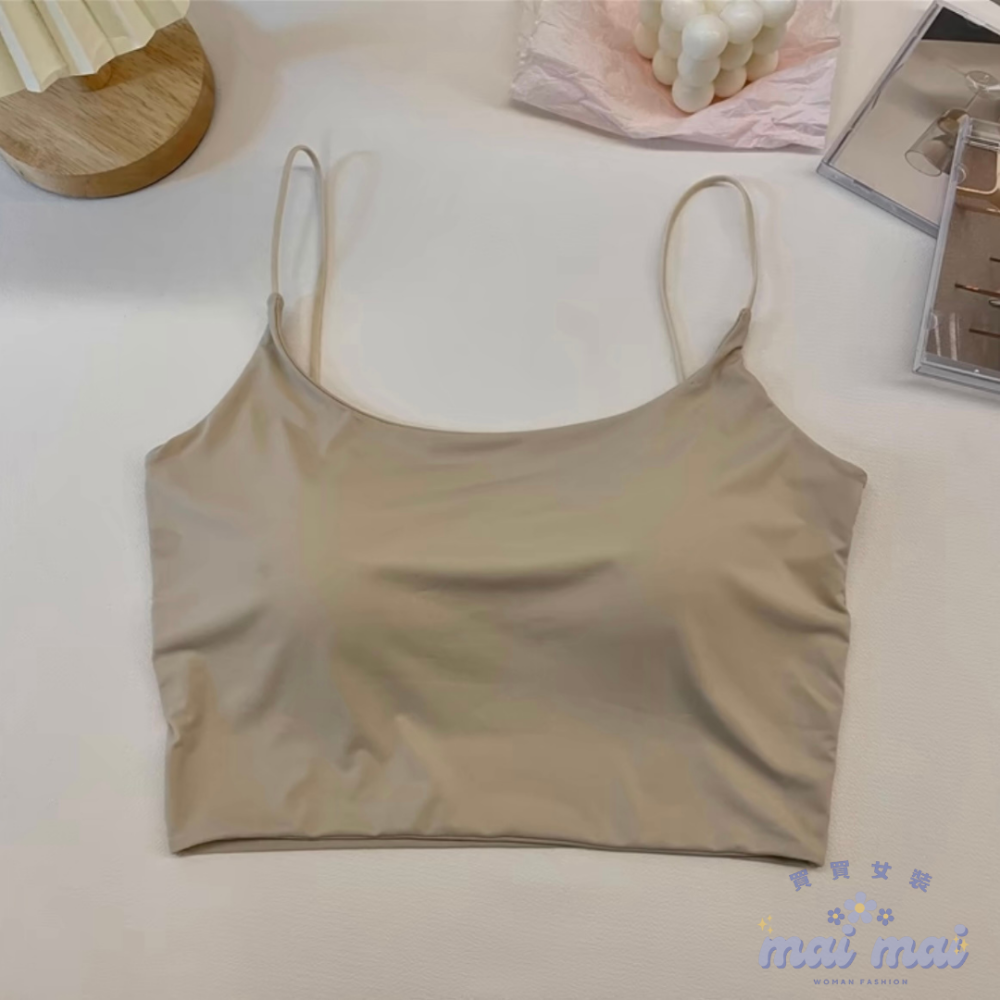 【買買女裝】台灣現貨 罩杯式上衣 小背心 小可愛 bra top 細肩帶背心 內搭背心 小可愛背心 【B820#】-規格圖8