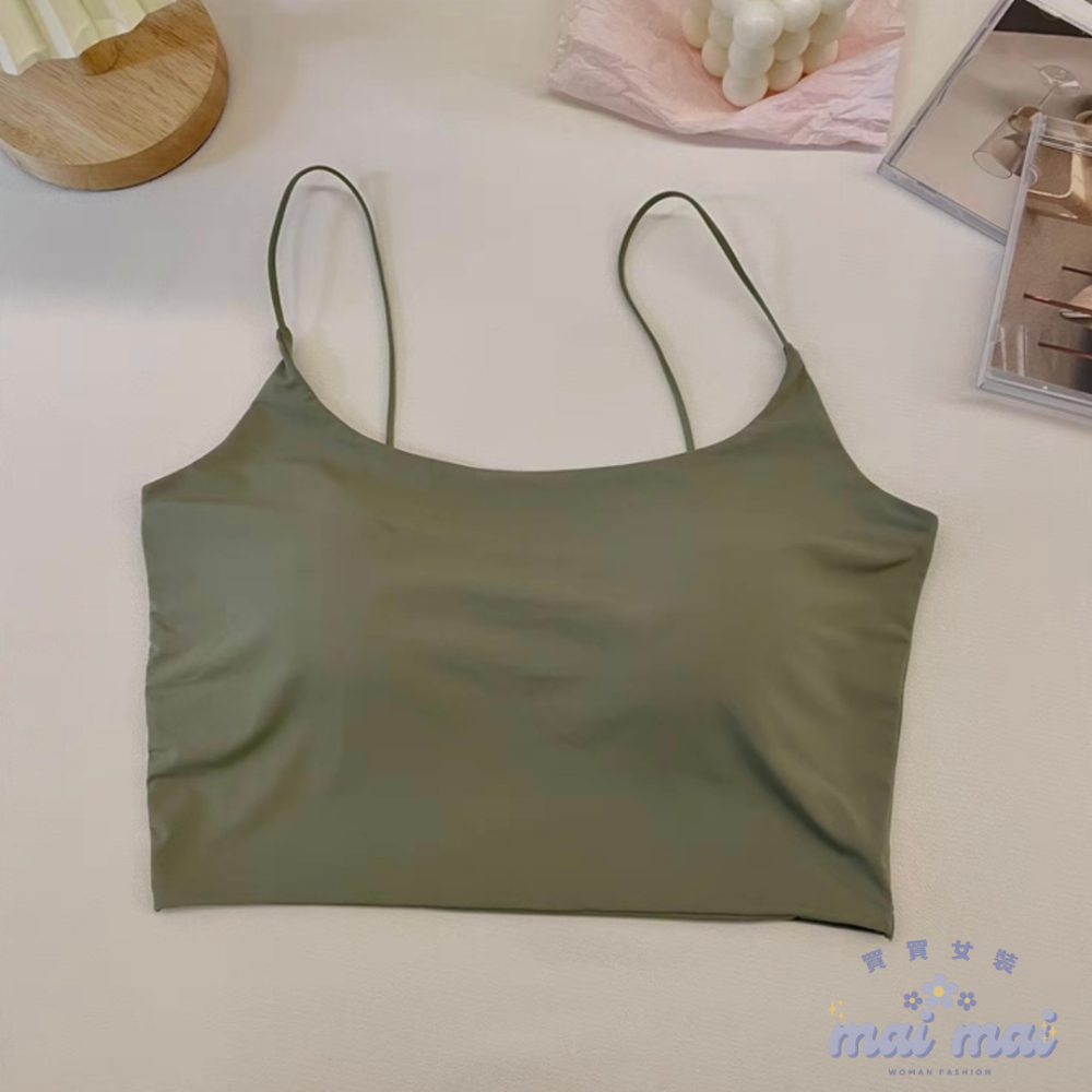 【買買女裝】台灣現貨 罩杯式上衣 小背心 小可愛 bra top 細肩帶背心 內搭背心 小可愛背心 【B820#】-規格圖8