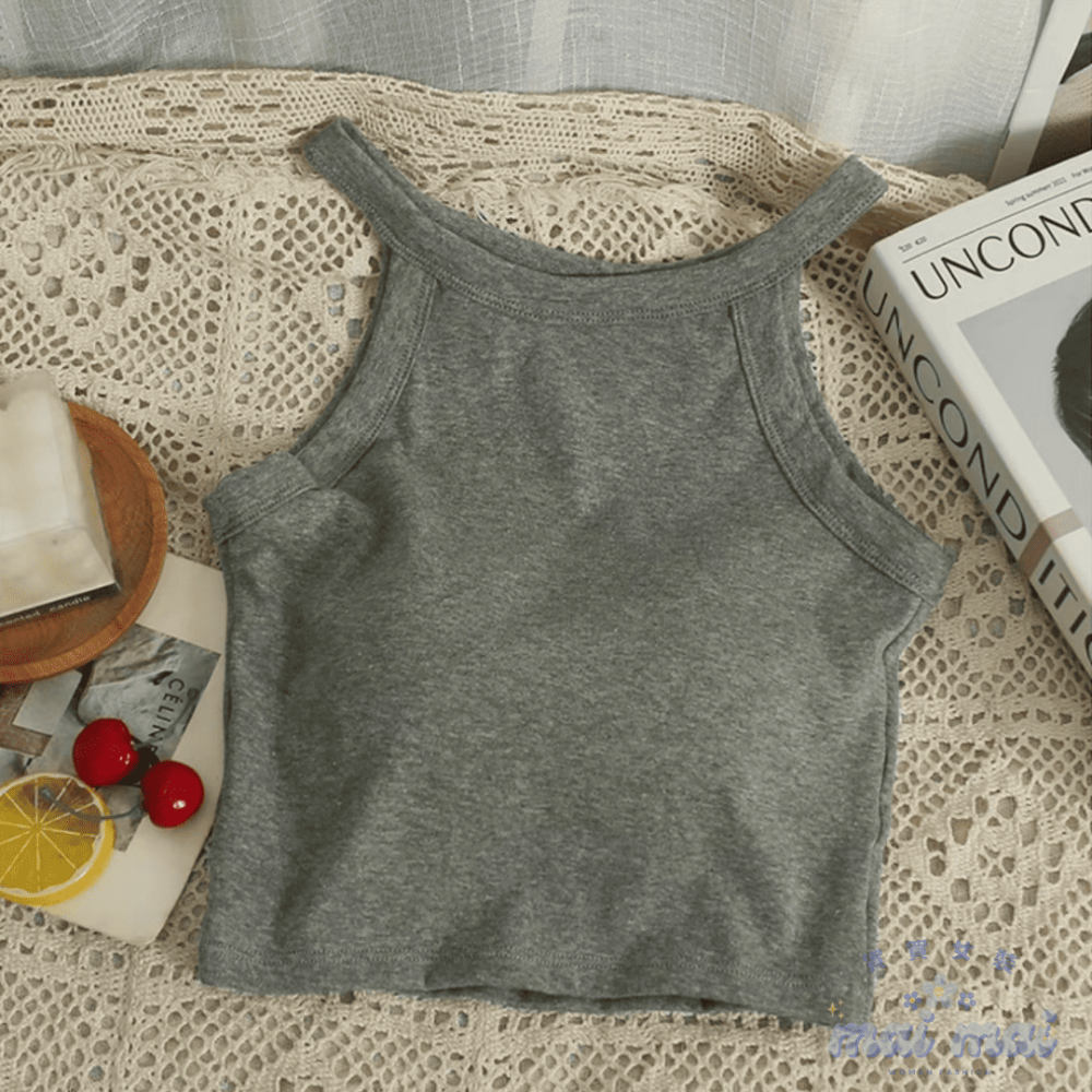 【買買女裝】台灣現貨 削肩背心 辣妹背心 多款多色 修飾肩頸小背心 免穿內衣 自帶胸墊 女裝 女上衣【B321#-規格圖9