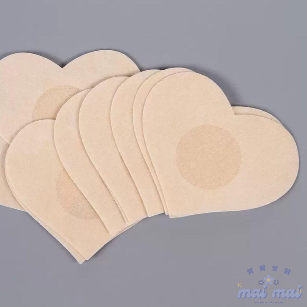 【買買女裝】台灣現貨 買十送一  防激凸 一次性胸貼 隱形內衣 透氣低敏 夏日必備 胸貼【L011#】-規格圖2