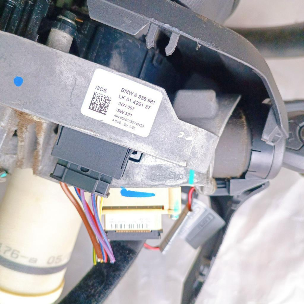 BMW 寶馬 525i E60 520i 523i 原廠 槍管 方向盤馬達 方向機柱 原廠件 正廠件 2004年 前期-細節圖3