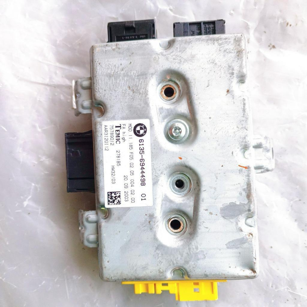 BMW 寶馬 E60 525i 520i 523i 前期 5系 E65 車門 安全氣囊控制器 駕駛車門 6944498-細節圖2