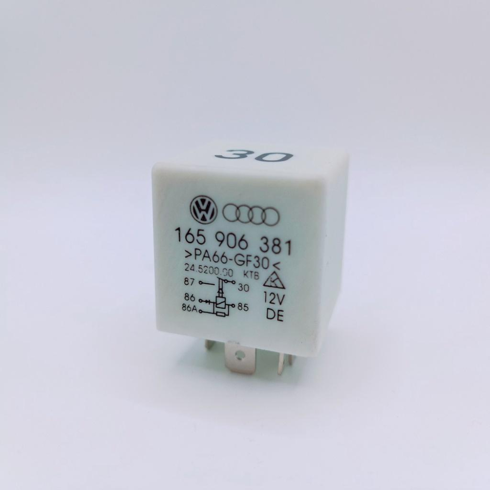 VW AUDI 福斯 奧迪 繼電器 RELAY 30號 T4  A4 A6 POLO GOLF 168 905 381-細節圖2