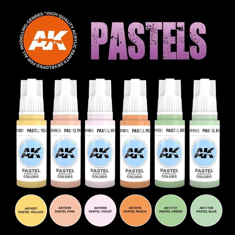 【奧丁模型】AK第三代水性漆套裝：PASTELS_AK11607-細節圖3