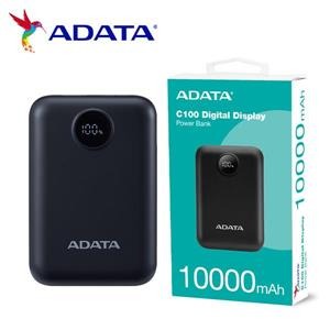 威剛 ADATA C100 Digital 10000mAh PD/QC 20W 高效快充行動電源-規格圖1