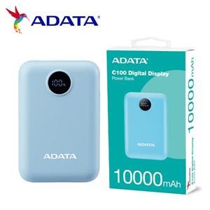 威剛 ADATA C100 Digital 10000mAh PD/QC 20W 高效快充行動電源-規格圖1