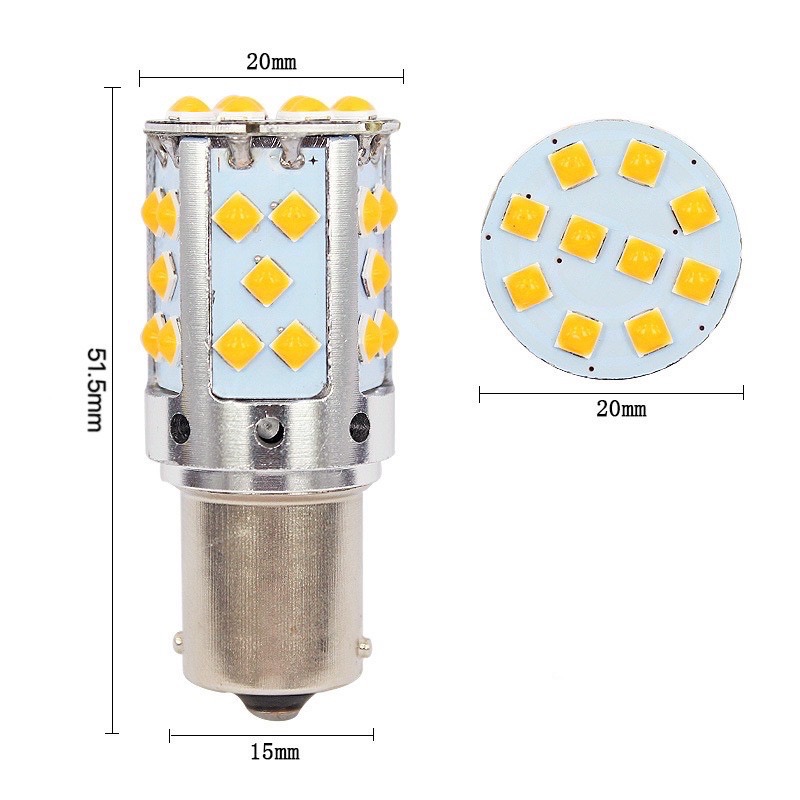 台灣現貨附發票 LED 方向燈 倒車燈 T20 1156 平角 斜角 1157 煞車燈 解碼 防快閃 7443 7440-細節圖5