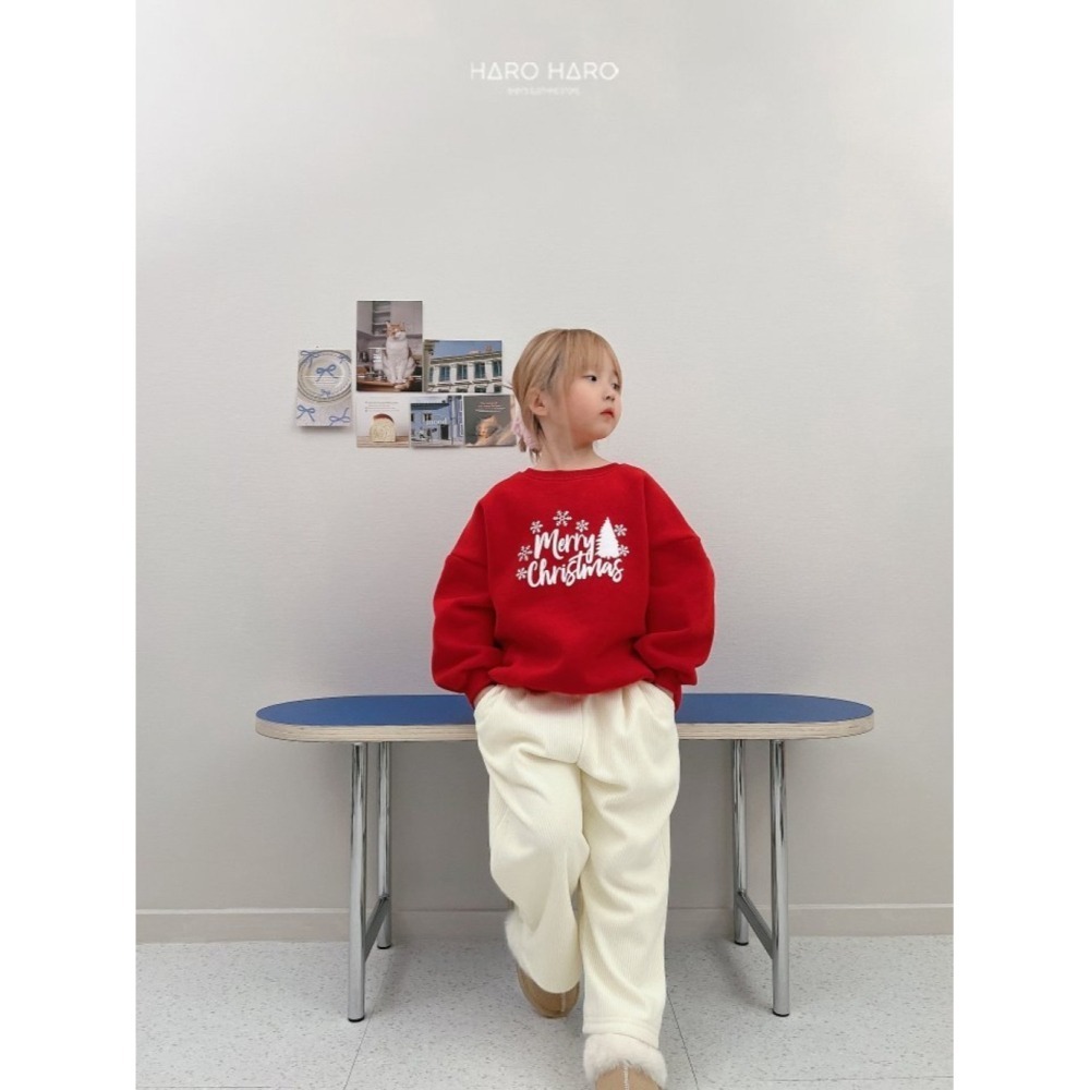 【巨蟹媽咪-正韓童裝】聖誕親子長袖上衣(預購)-細節圖3