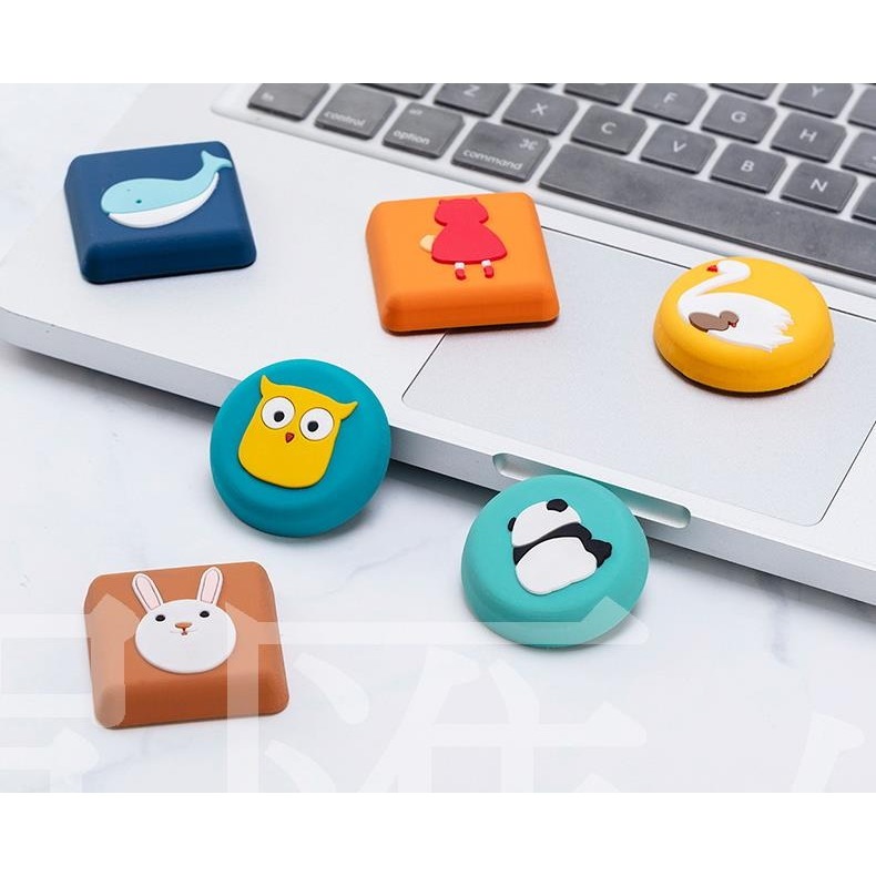 可愛圖案矽膠防撞墊 創意造型門後櫥櫃防撞墊 加厚門把防護墊-細節圖4